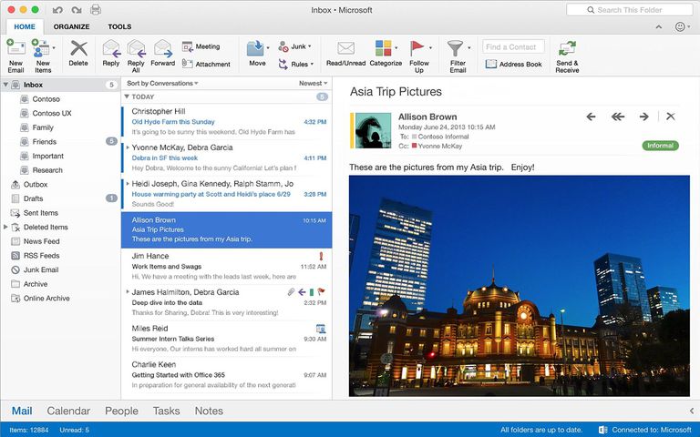 Microsoft office outlook for mac
